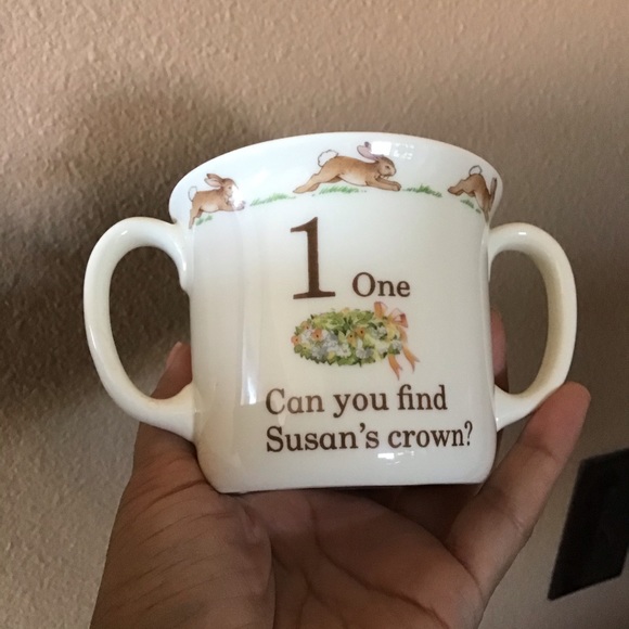 NEW Royal Doulton Bunnykins Fine China “1 Can You Find Susan’s Crown?” Cup - Picture 2 of 6